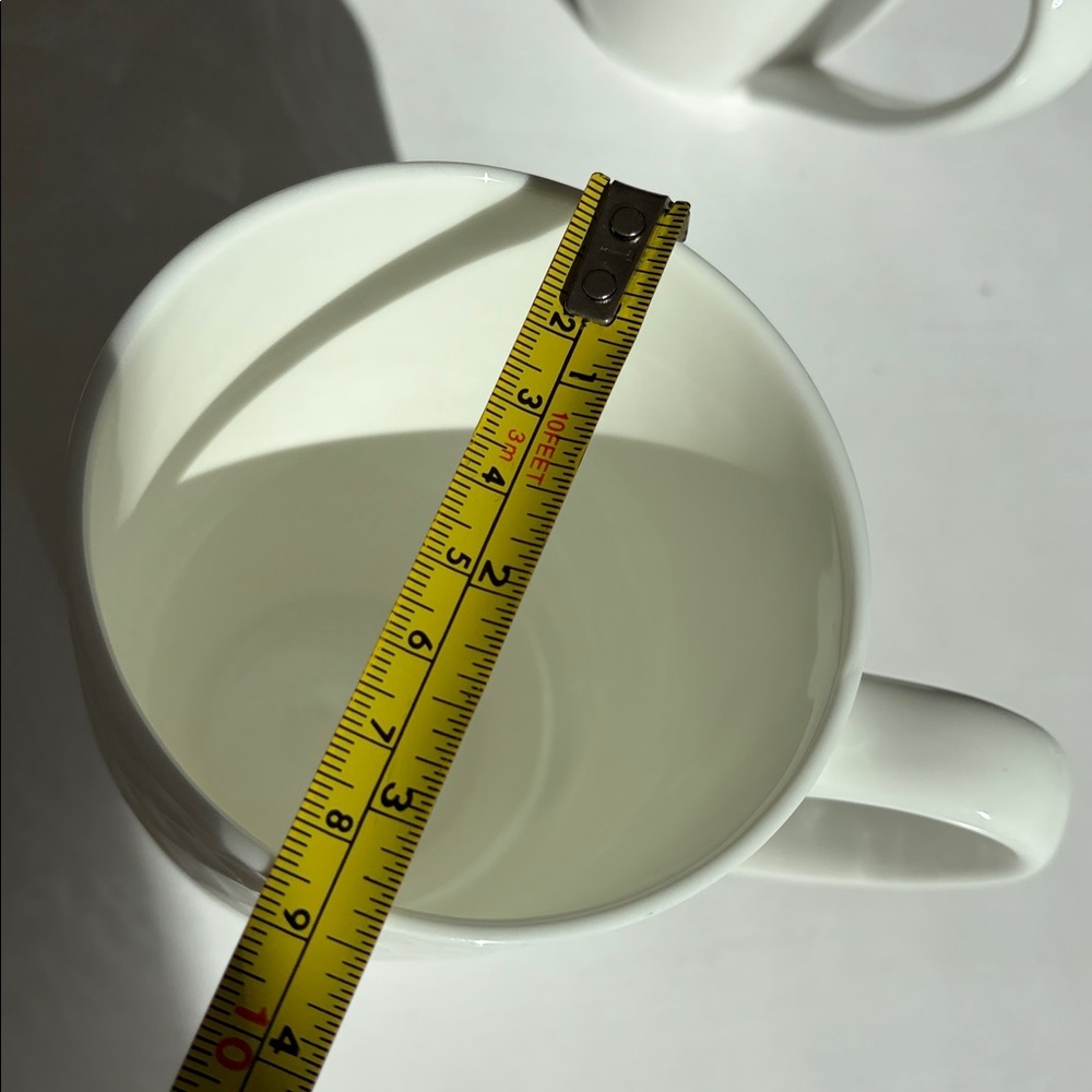 Set of 4 Mikasa large trellis coffee/tea mugs cups - Picture 6 of 9